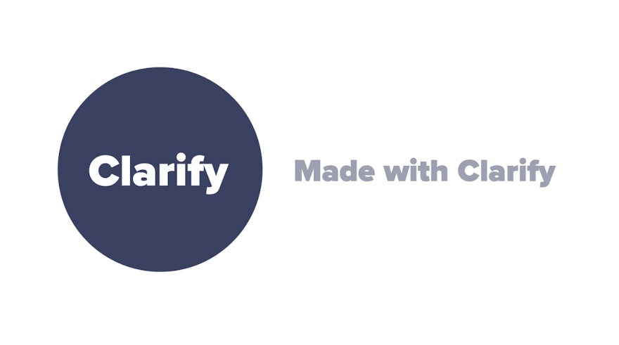The design progression of Clarify