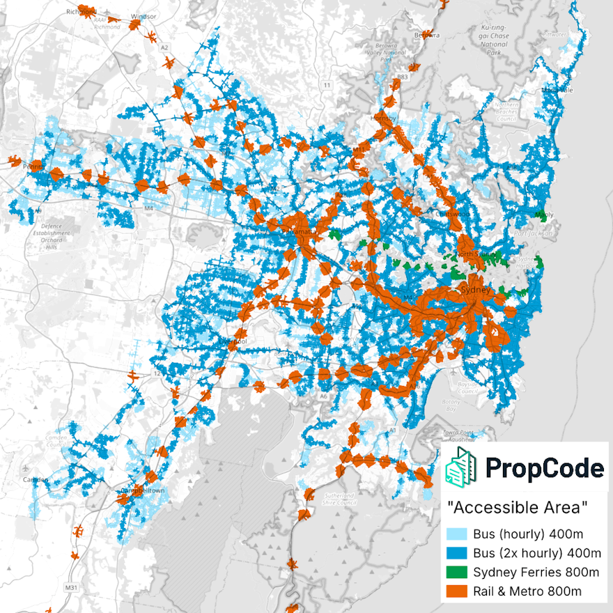 NSW Accessible Area