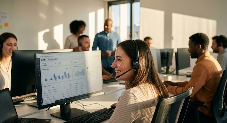 Illustration des Avantages et Inconvénients des agents IA vocaux