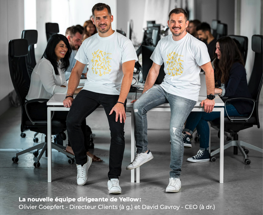 L'équipe dirigeante de Yellow Business
