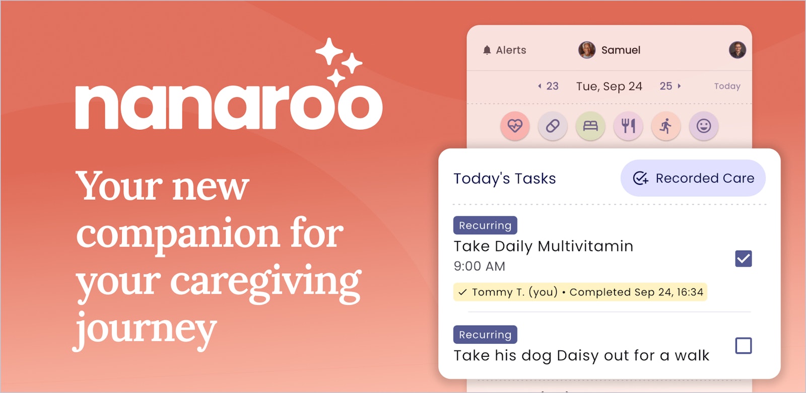 Nanaroo Caregiving Support App