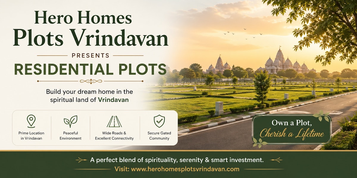 Build Your Dream Home at Hero Homes Plots Vrindavan