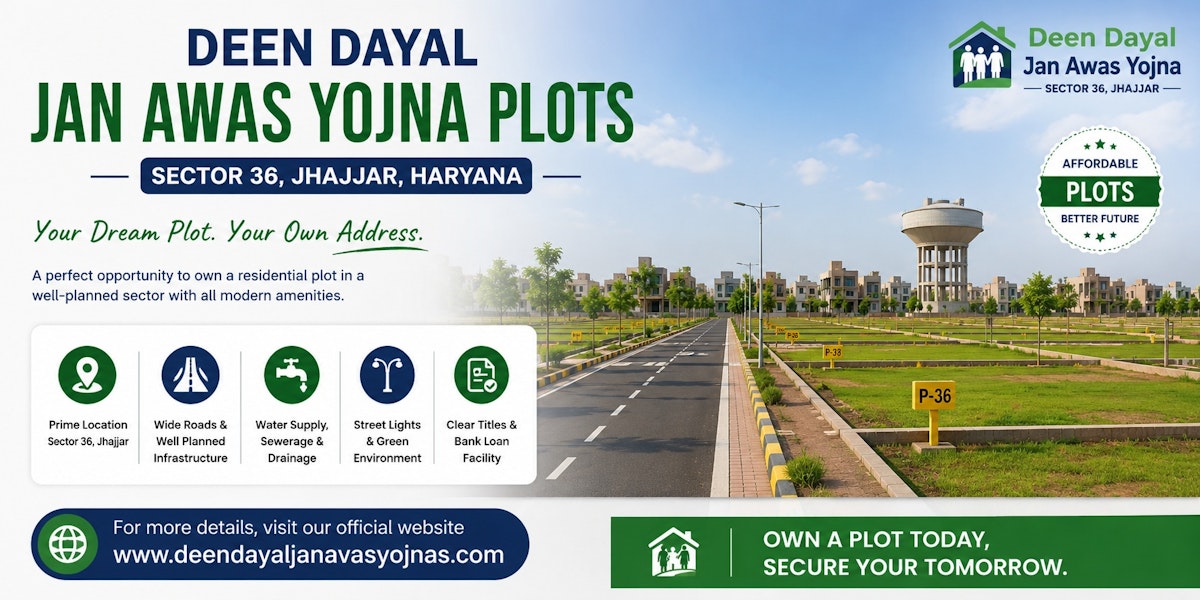 Explore DDJAY Plots in Jhajjar for Smart Real Estate Investment