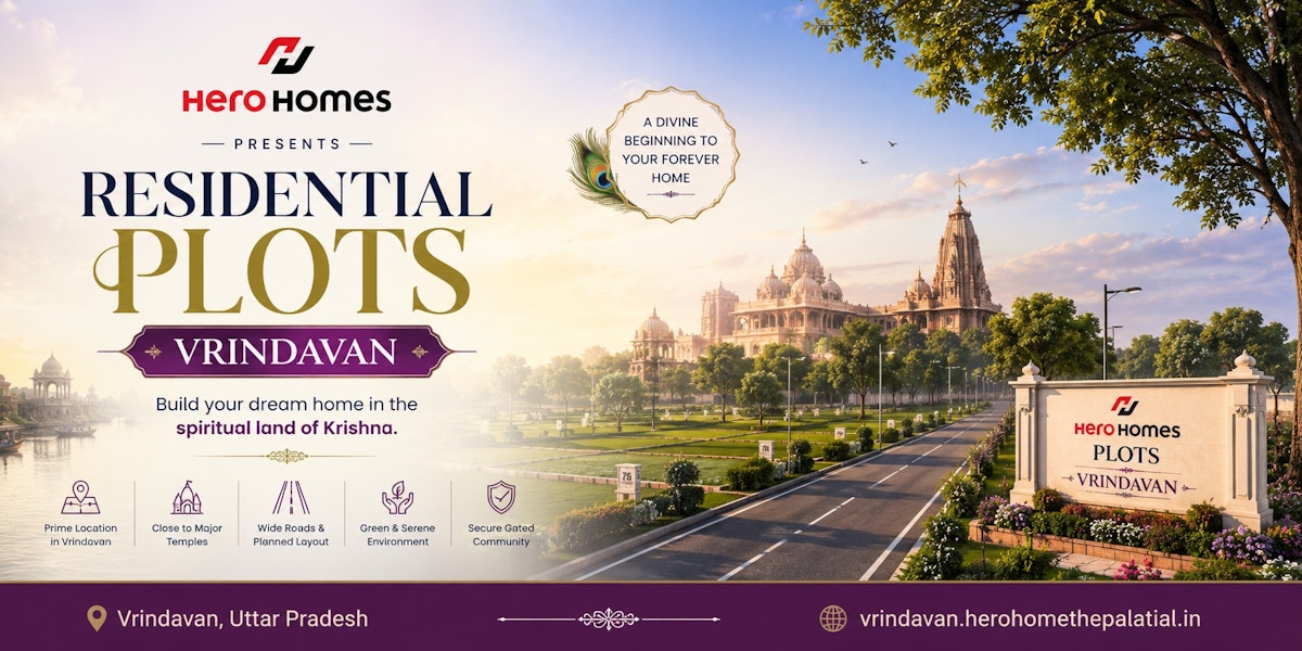 Can Hero Homes Plots Vrindavan Be the Perfect Blend of Spiritual Living and Smart Real Estate Investment?