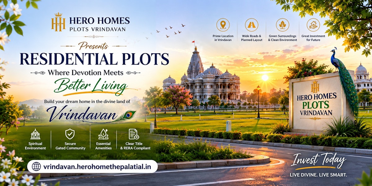 Why Hero Homes Plots Vrindavan is the Perfect Investment Opportunity