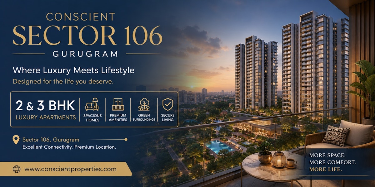 Conscient Sector 106 Gurugram – Luxury Meets Connectivity