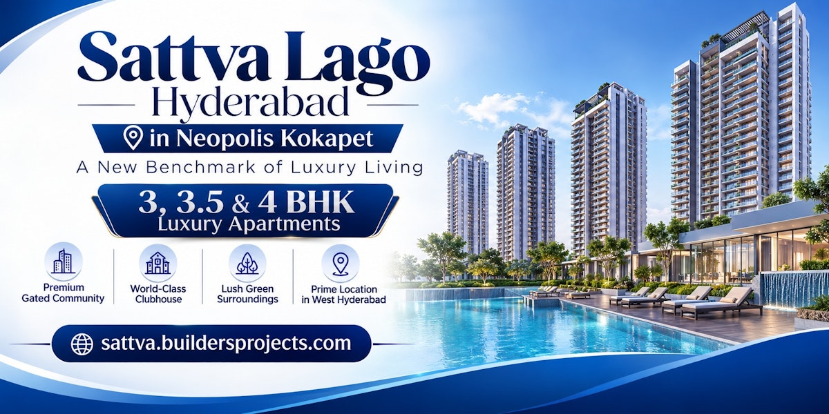 Sattva Lago Hyderabad – Luxury That Elevates Everyday Living