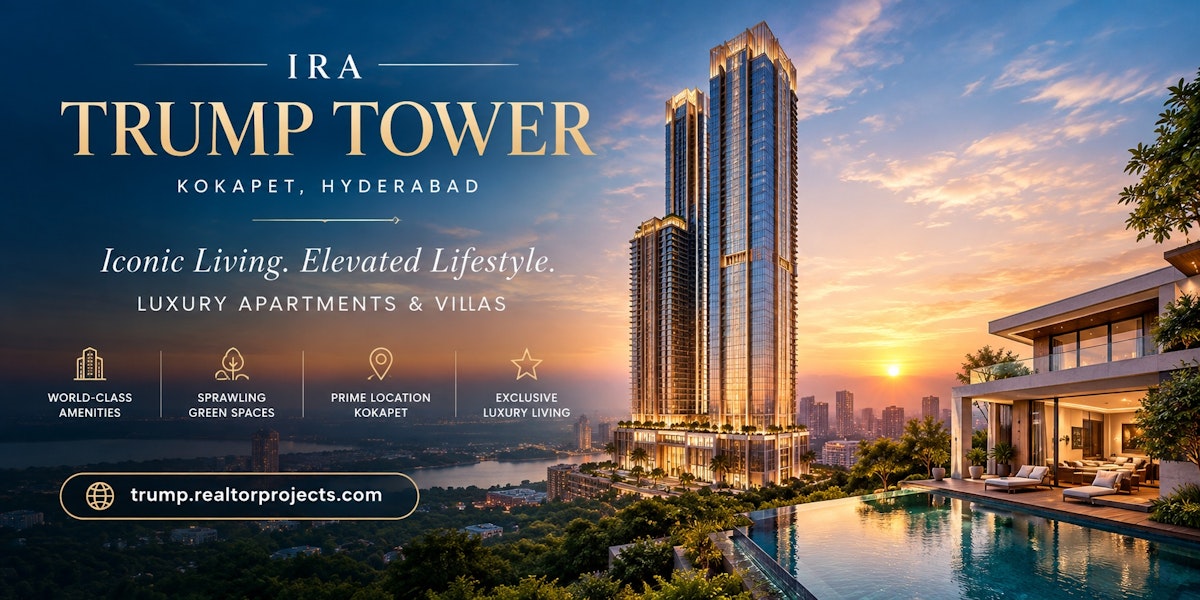 Trump Tower Kokapet Hyderabad | Inspired Spaces Endless Comfort