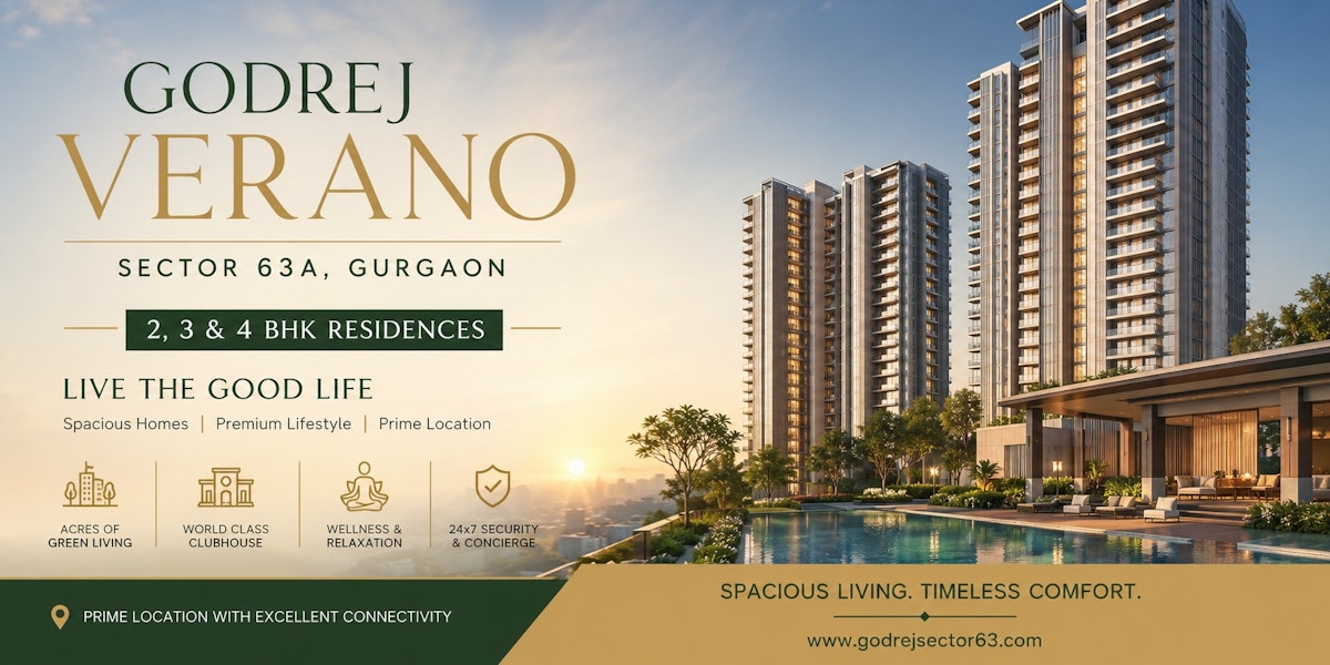 Godrej Verano Sector 63A Gurgaon | Elevate Life, Embrace Luxury