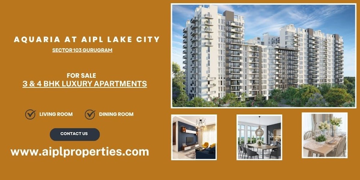 Aquaria at AIPL Lake City Sector 103 Gurgaon - Smart Spaces Happy Living