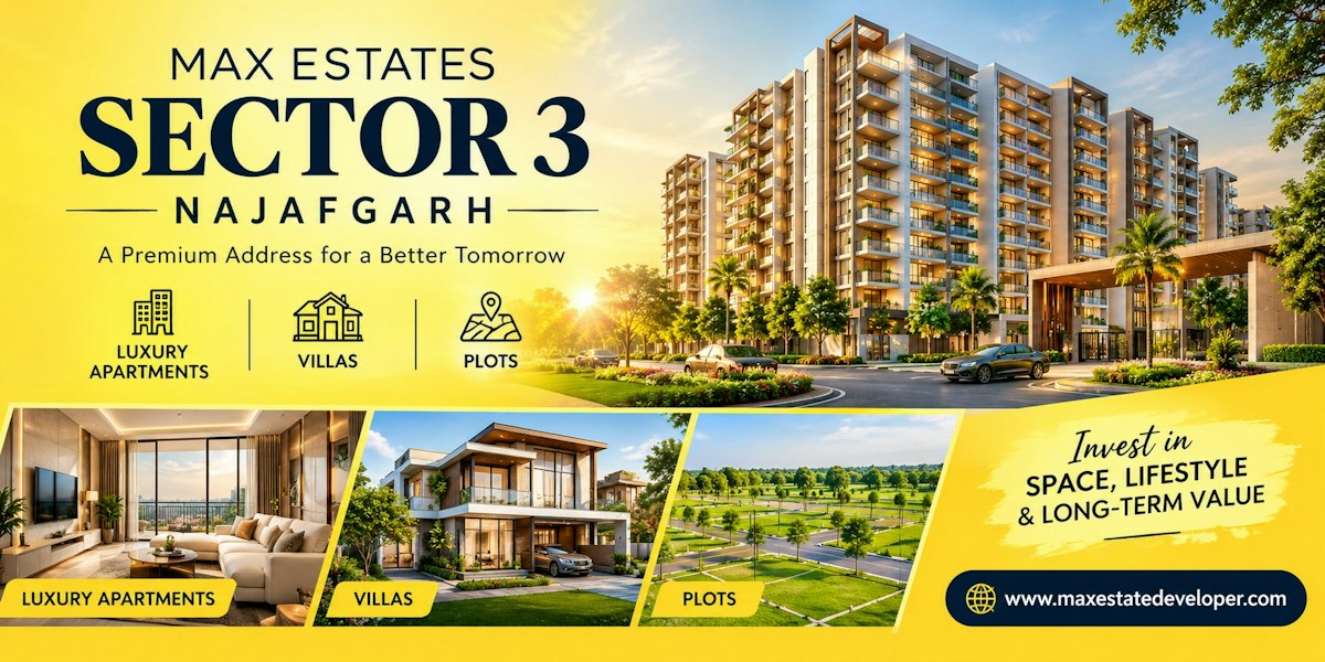 Max Estates Sector 3 Najafgarh | Experience Prestige Every Day