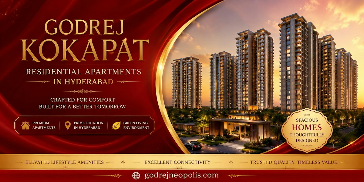 Godrej Kokapet Hyderabad – Premium Apartments for Modern Living