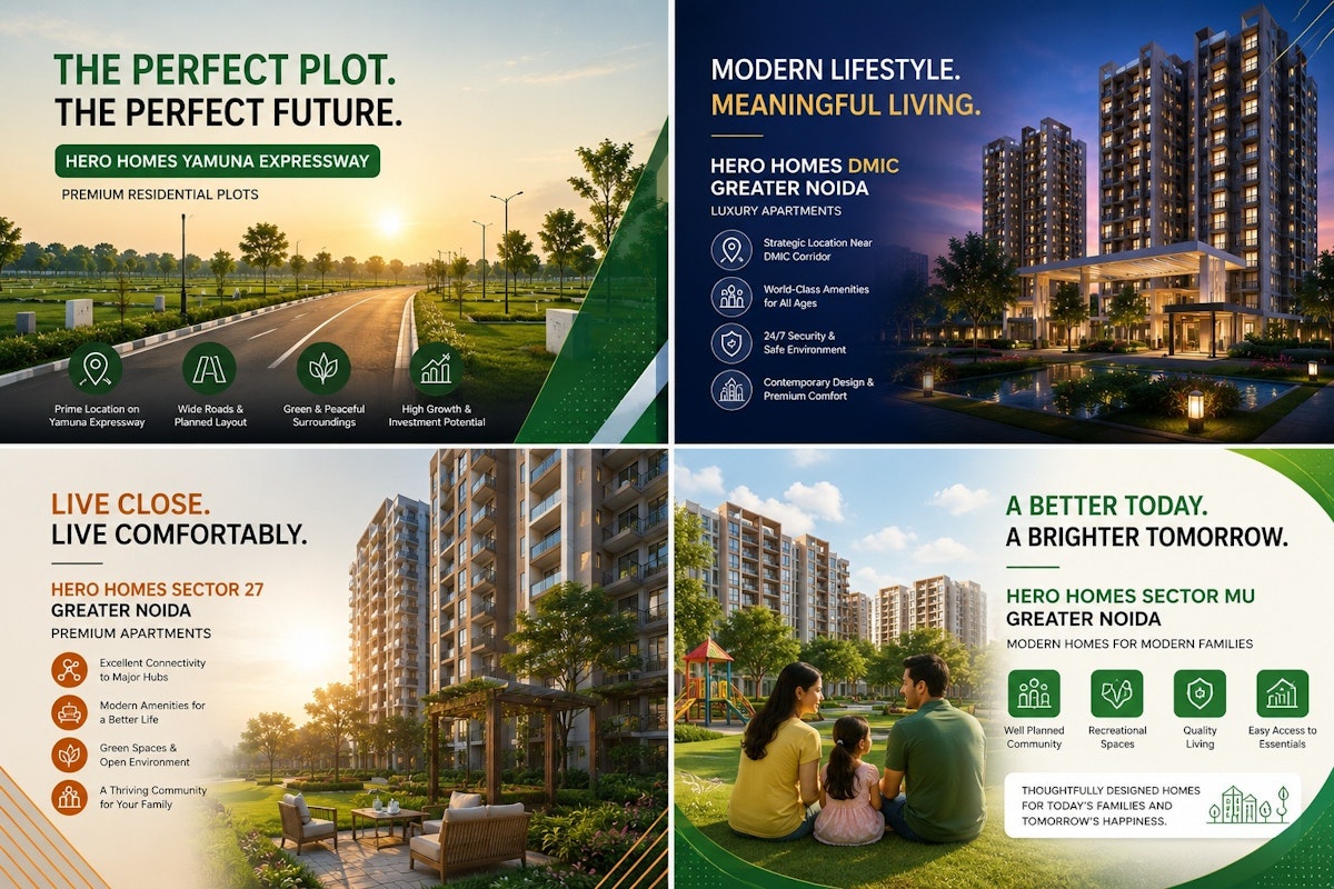 Hero Homes Greater Noida: Discover Premium Residences & Plotted Developments in a Fast-Growing NCR Destination