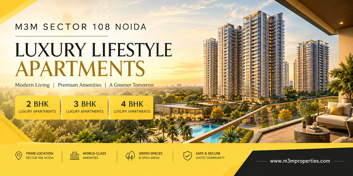 M3M Sector 108 Noida – Redefining Modern Urban Living