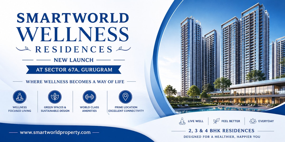 Live Better Every Day at Smartworld Wellness Residences Gurgaon