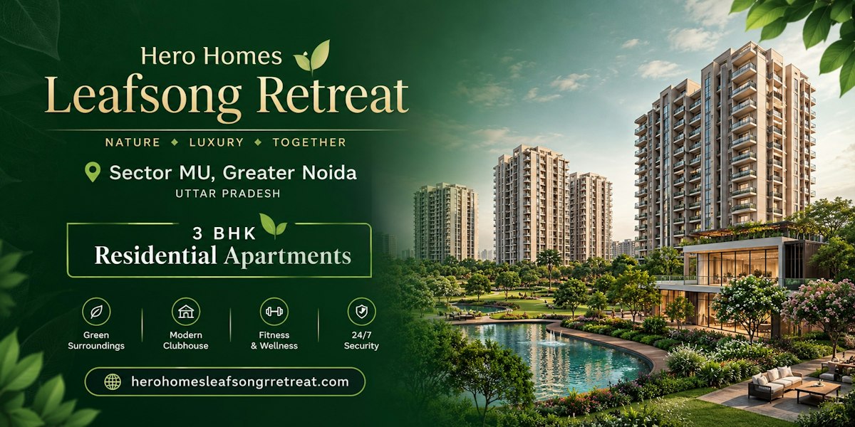 Why Choose Hero Homes Leafsong Retreat in Sector MU, Greater Noida?