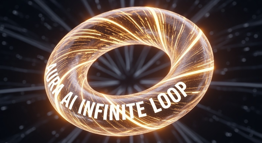 AI video loop generator interface showing seamless infinite loop creation