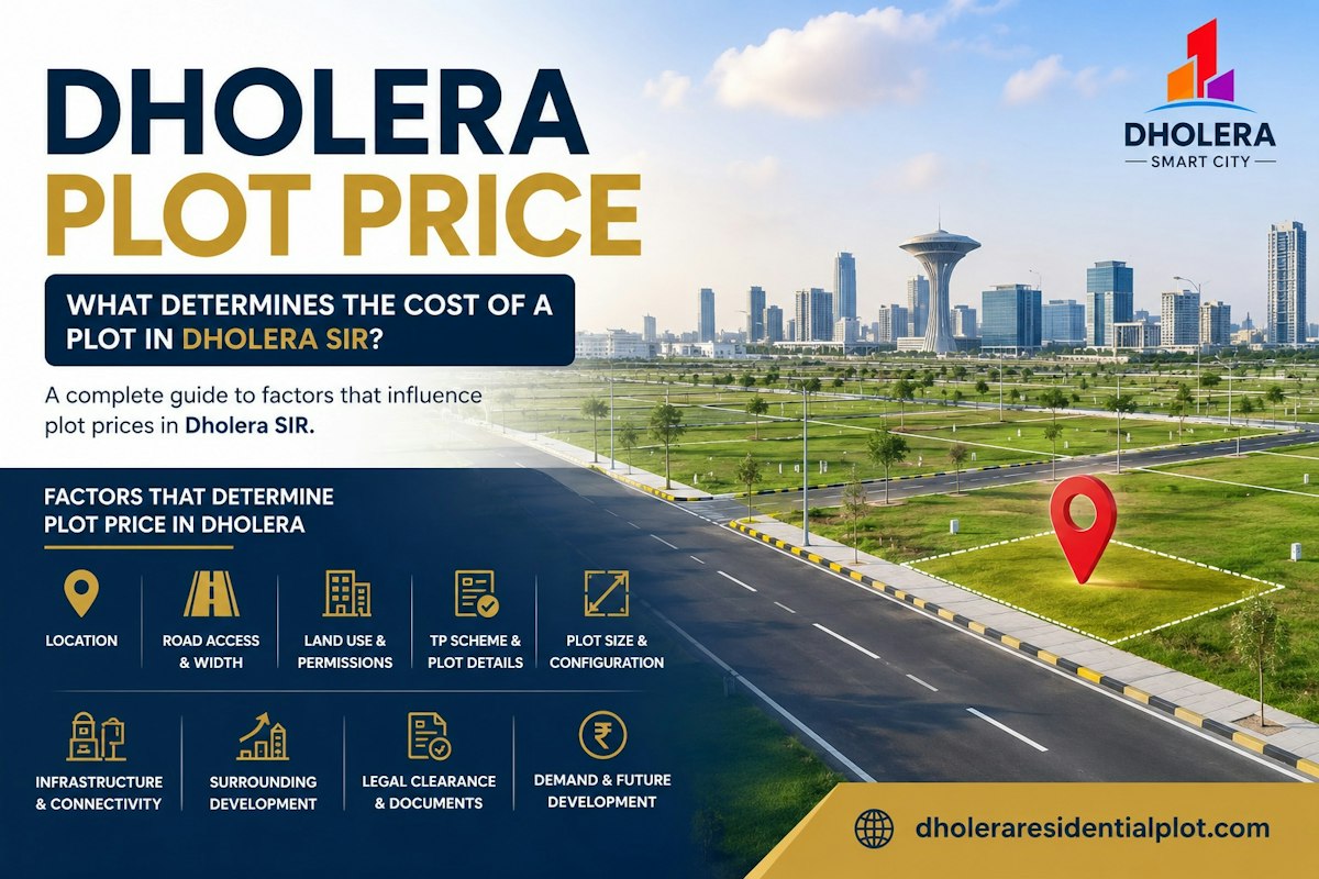 Dholera Plot Price: What Determines the Cost of a Plot in Dholera SIR?