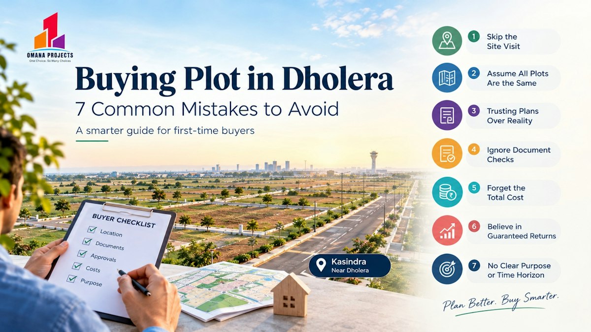 7 Common Mistakes When Buying a Plot in Dholera and How to Avoid Them