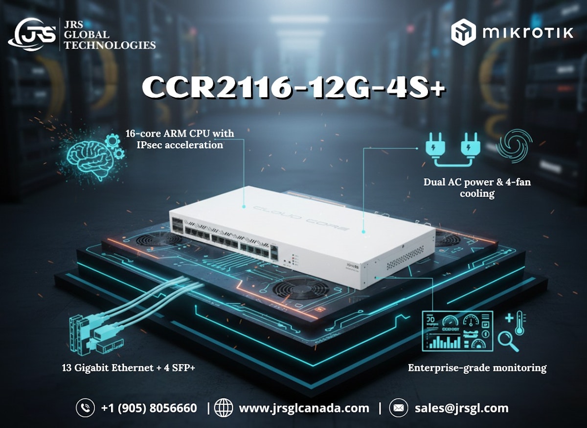 MikroTik CCR2116-12G-4S+ Review: Best High Performance 10G Router for Enterprise Networks