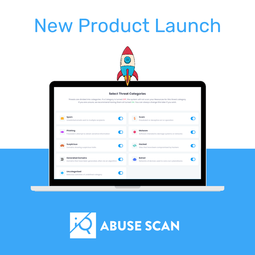 iQ Abuse Scan launch announcement image