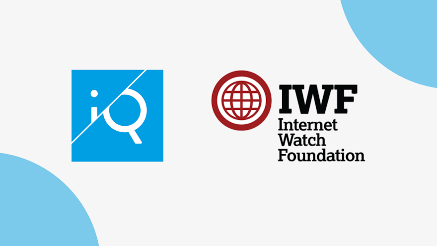 iQ and  the Internet Watch Foundation logos