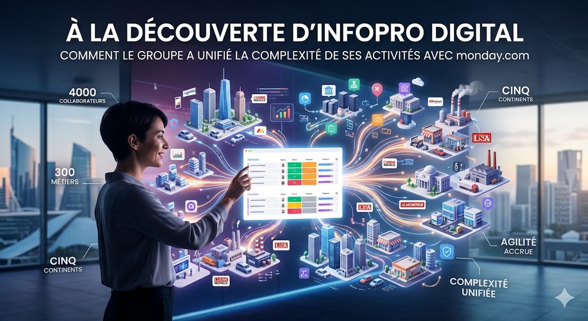 Comment Infopro Digital a réussi à gérer la diversité de ses projets grâce à monday.com