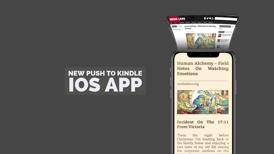 New Push to Kindle iOS app