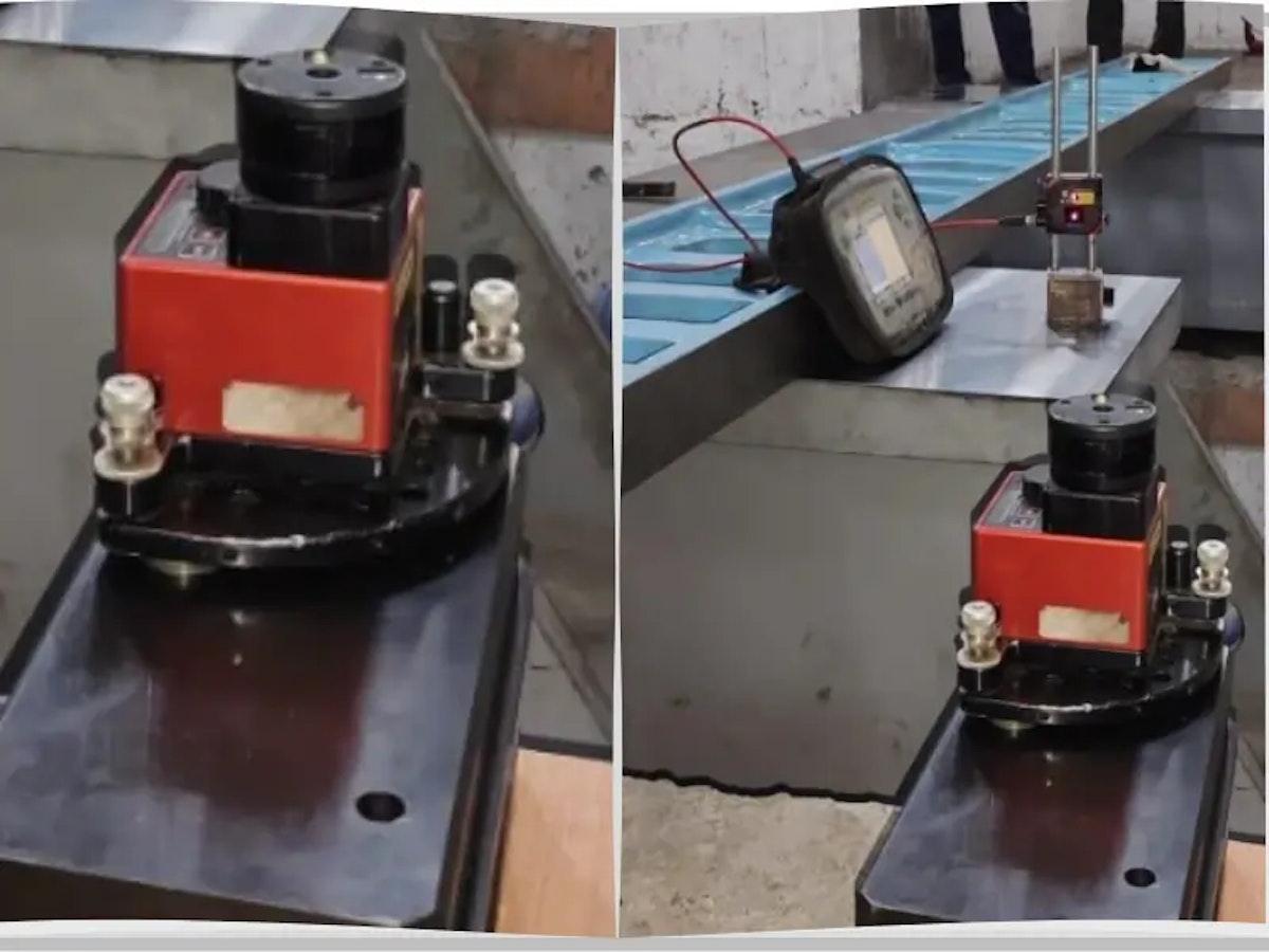 Accurate 40 Ton Hydraulic Press Levelling Services