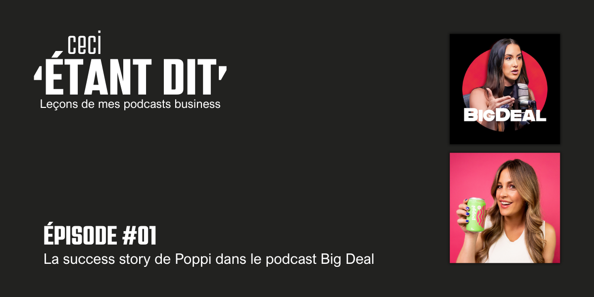Success Story - Poppi - Podcast Big Deal