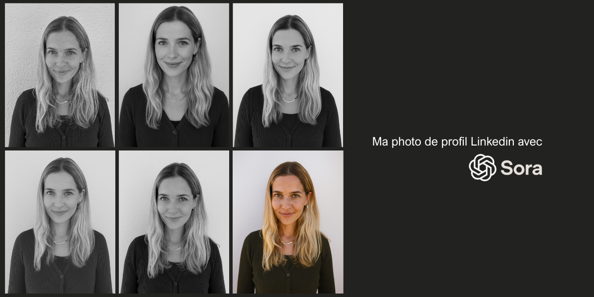 Sora experience photo profil linkedin