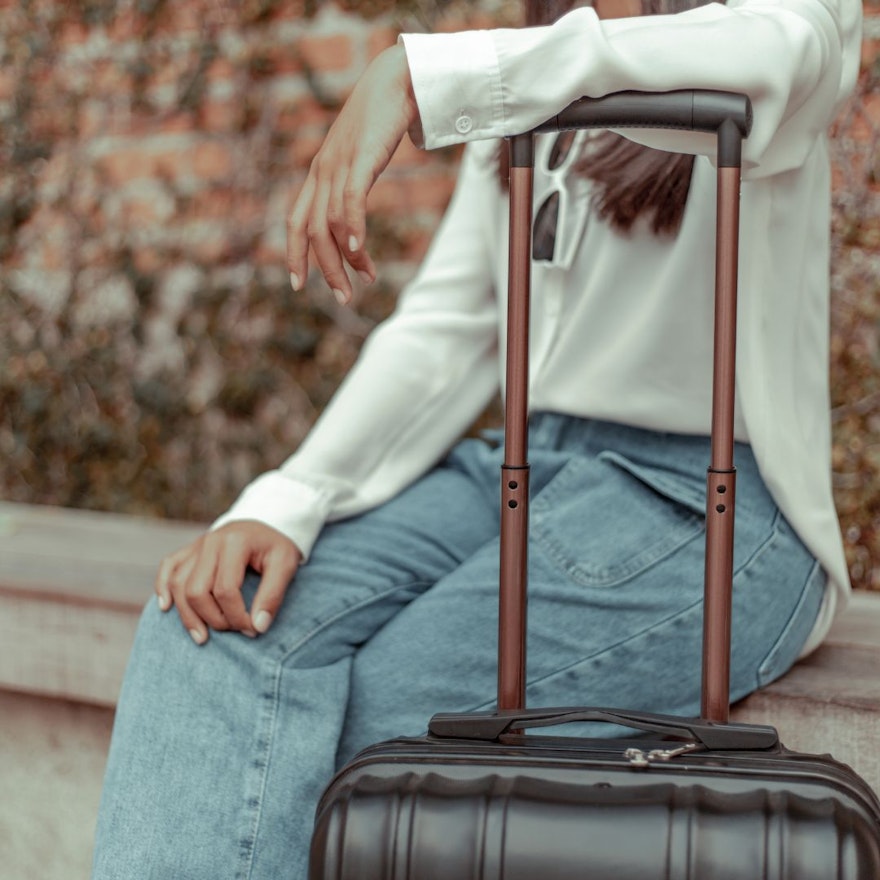 storing Luggage in a hotel 