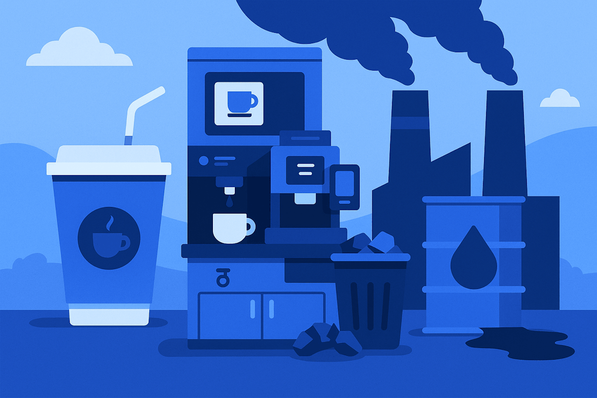 Brewing Sustainability: How IoT Data Slashes Waste, Energy & Carbon in Coffee‑to‑Go