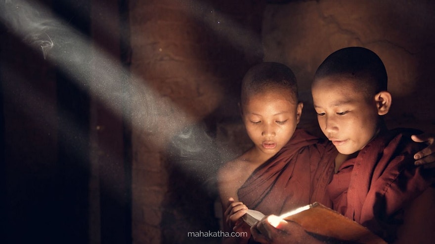 why-is-meditation-important-in-buddhism-two-young-monks-in-temple