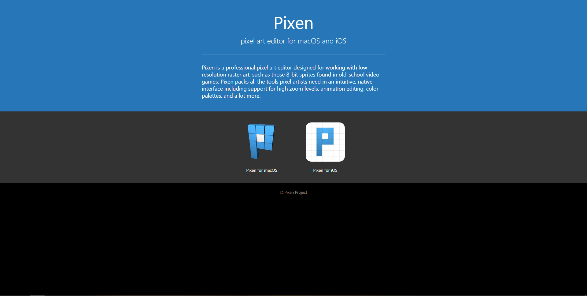 Pixen - pixel art editor for macOS