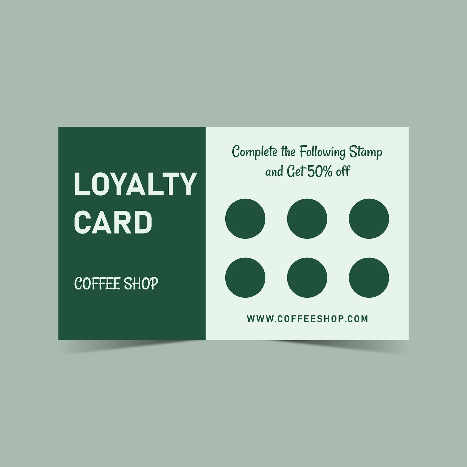 Customizable Paper Loyalty Stamp Card Generator | Boost Customer Loyalty