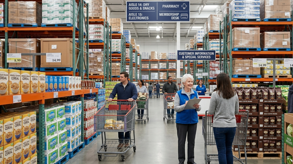 Older couple shopping at a warehouse as the retailer enters the Medicare market