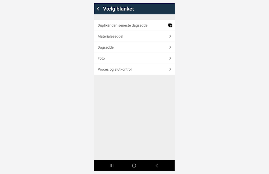 Dupliker seneste registrering