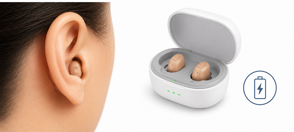 Rechargeable Invisible Hearing Aids