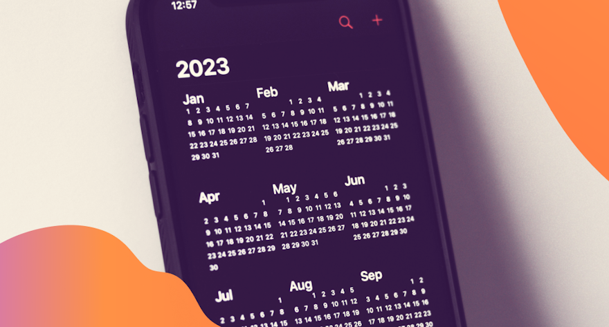 Kalender für das Jahr 2023