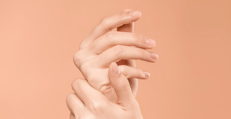 Causes of dry hands: washing without moisturising!