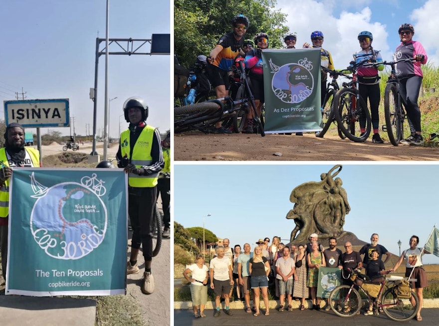  The Cop30 Bike Ride in Tanzania, Brasil and France