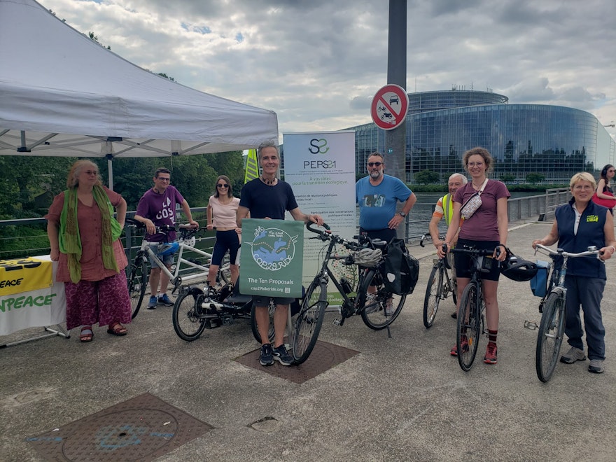 Meetings with bike associations in Strasbourg