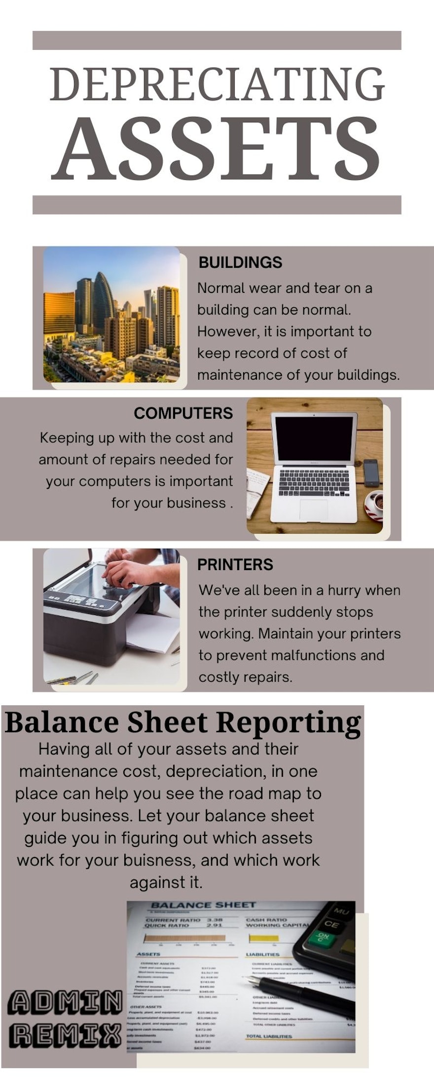 F Depreciation and Balance Sheet Accounting