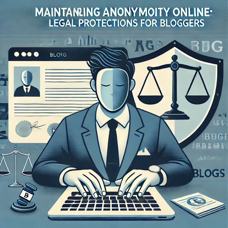 Maintaining Anonymity Online: Legal Protections for Bloggers