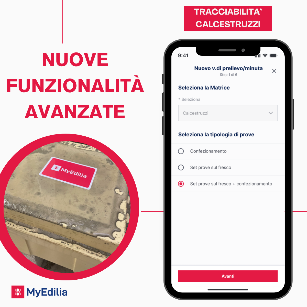App MyEdilia per la verifica della conformità dei calcestruzzi