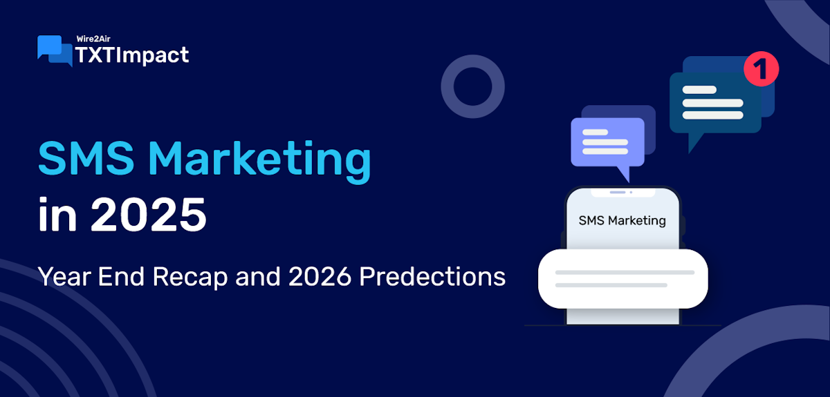 SMS marketing in 2025: Year End Recap and 2026 Predictions
