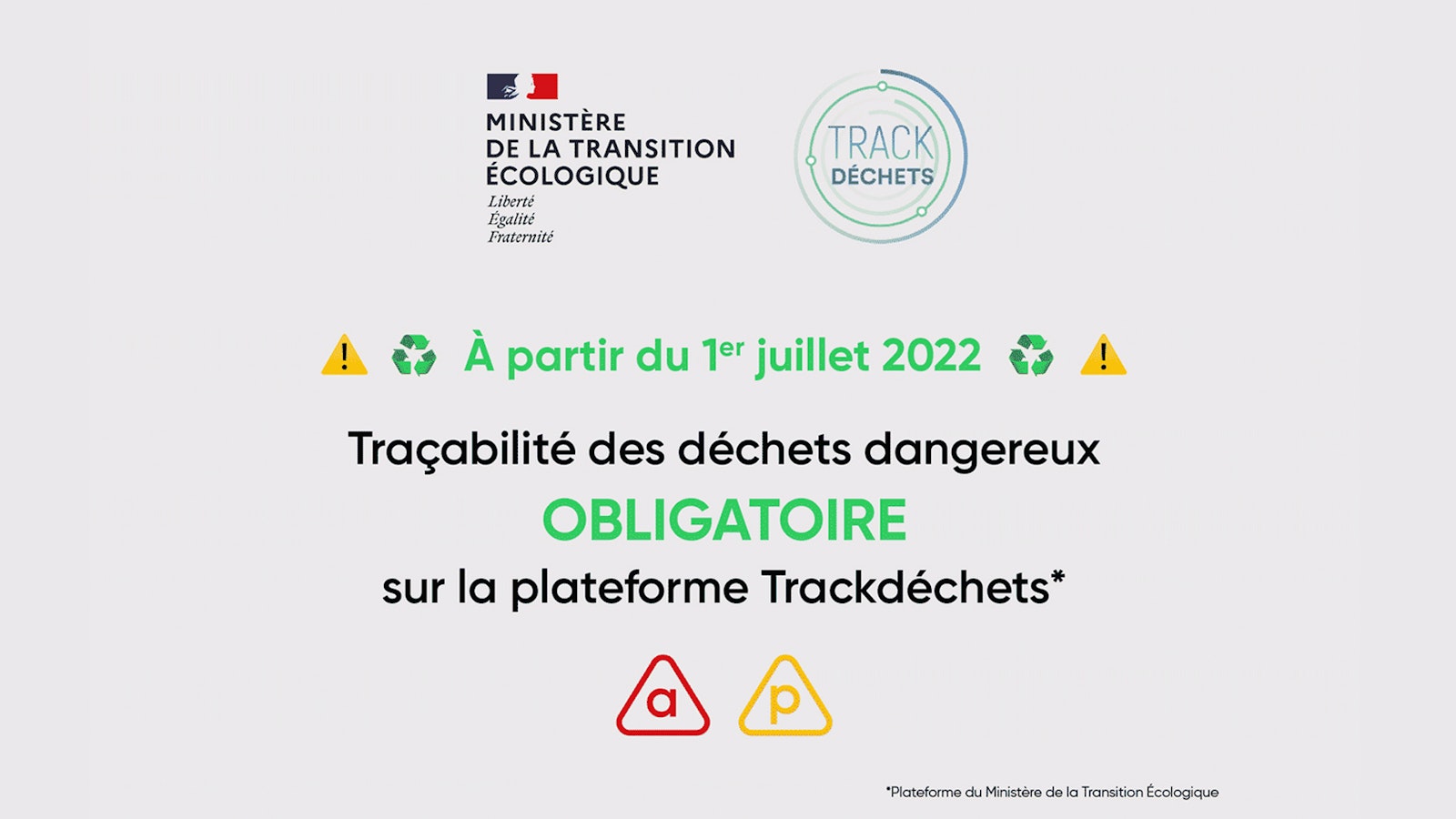 Traçabilité numérique des déchets dangereux