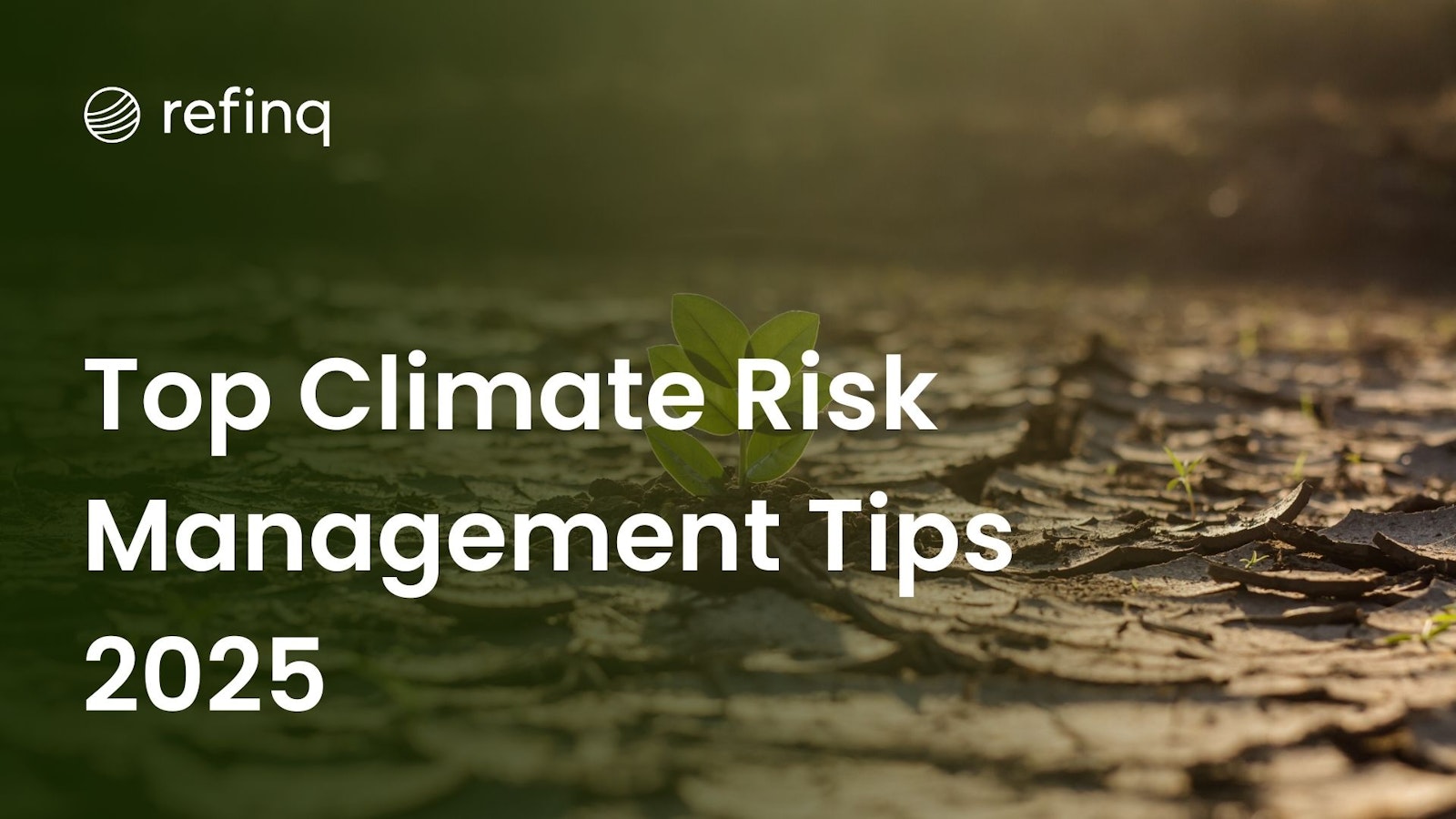 Adopt climate risk practices now