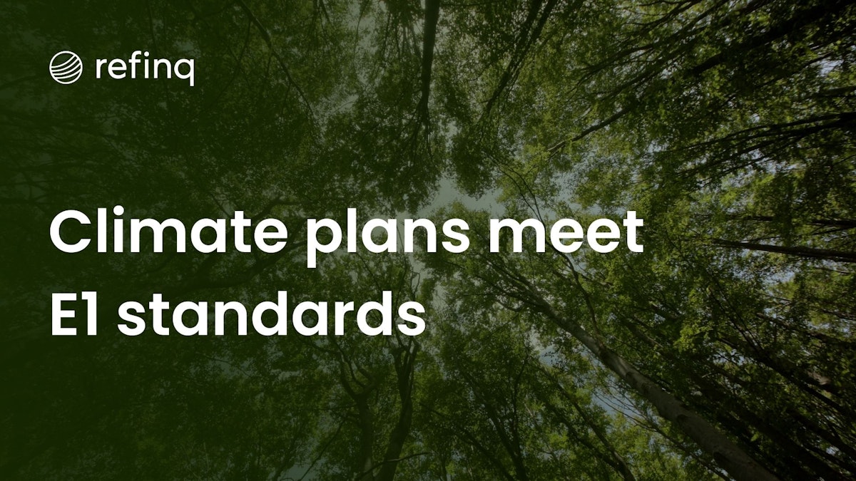Illustration of Climate Transition Plans in Compliance with ESRS E1 Requirements, Highlighting Sustainable Strategies and Environmental Impact Mitigation